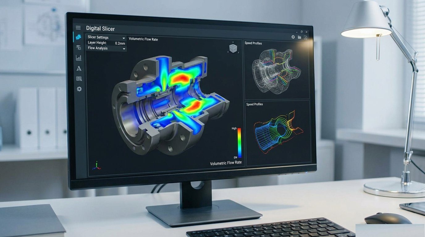 CHT nozzle flow comparison and slicer volumetric speed optimization