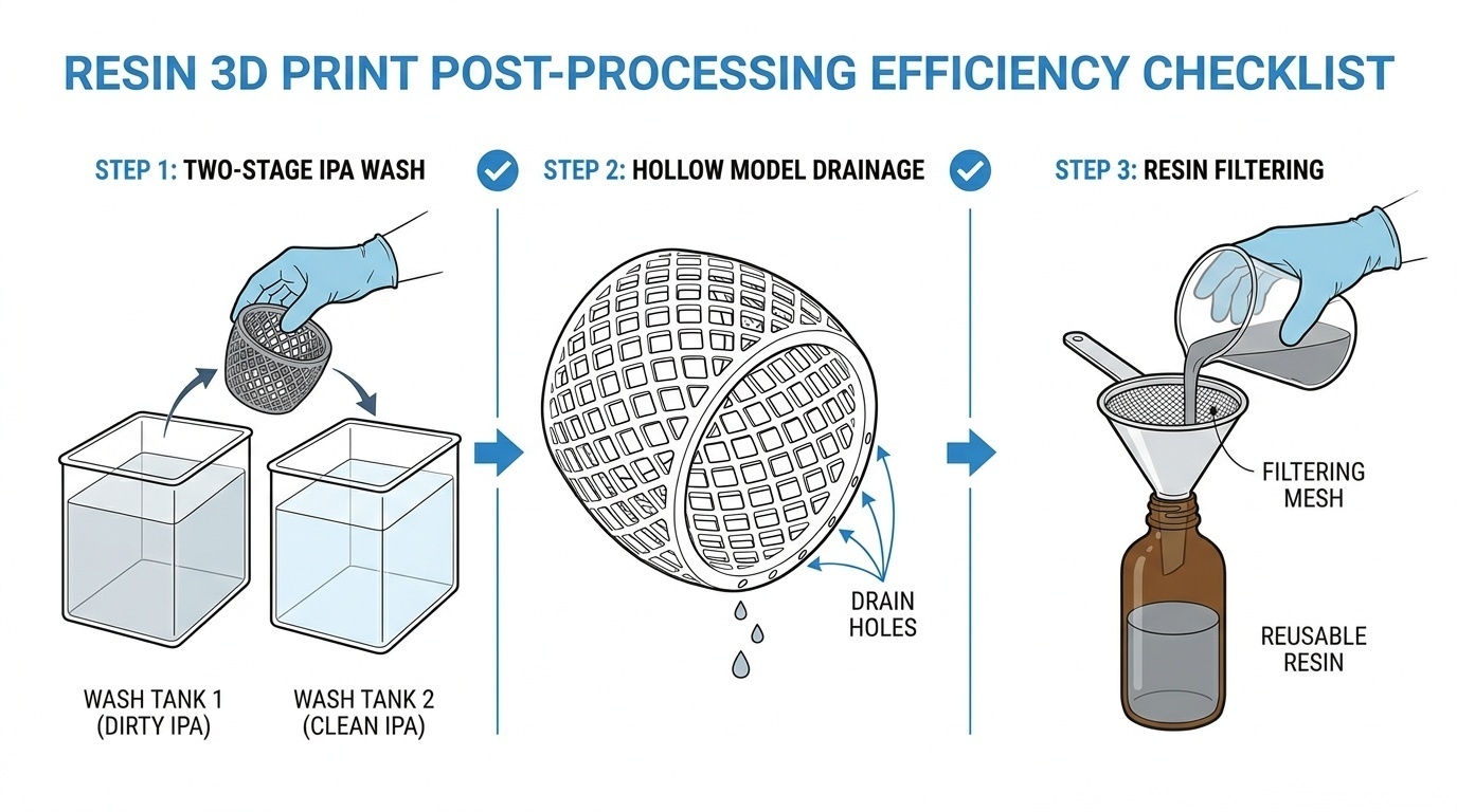 Resin print shop cost reduction checklist